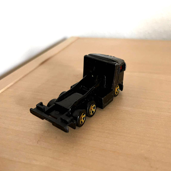 Hot Wheels Semi Cab Truck 1991 Black Vintage Big Rig Mattel 1:64 Diecast Used - Picture 6 of 12